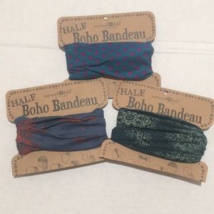 3 Pack Half Boho Bandeau